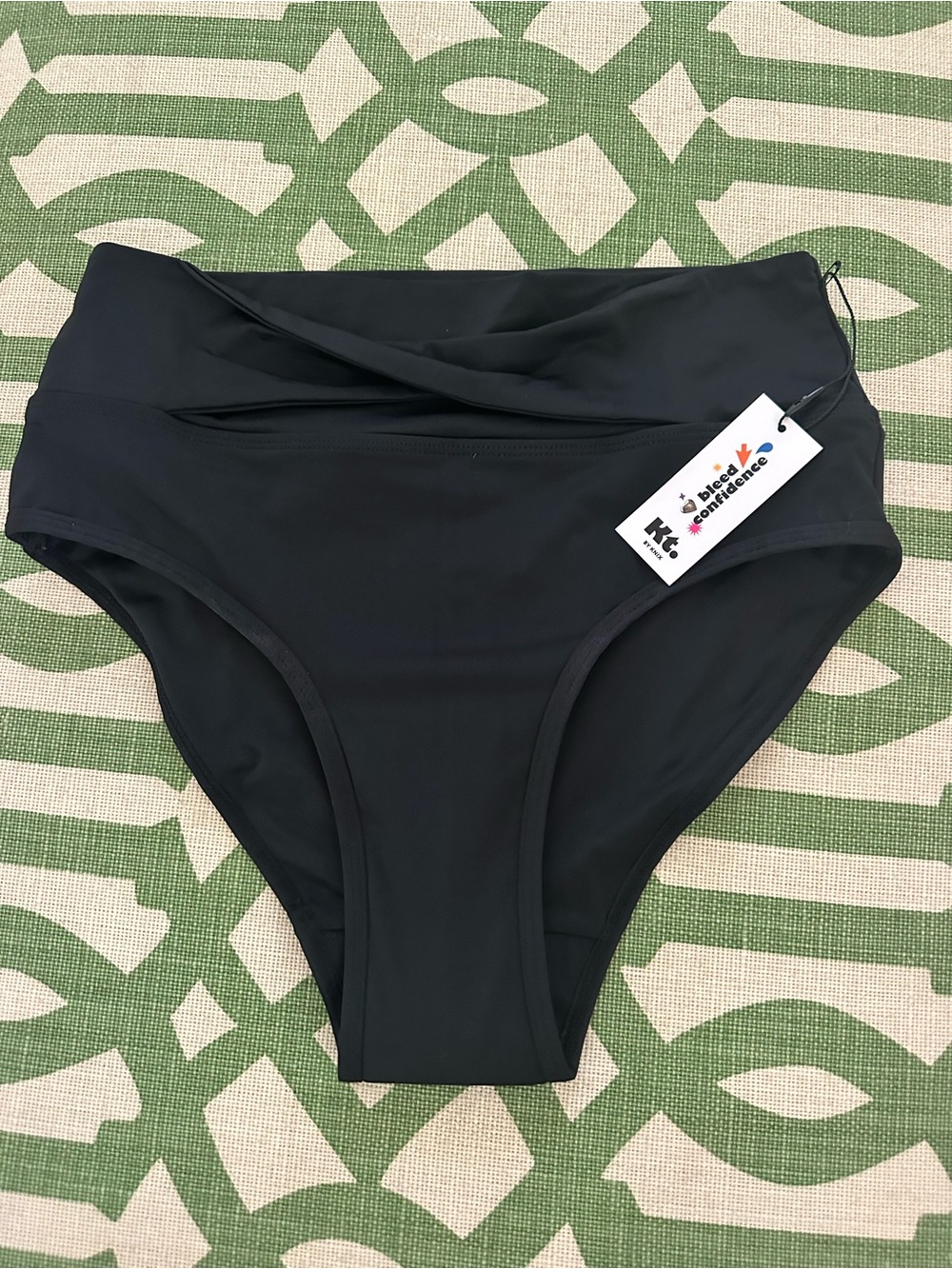 High-Waist Black Swim Bottoms by kt Knix